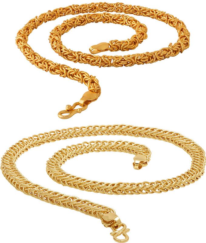 Thrillz trendy and fancy exclusive design neck chain for men and boys combo pack Metal Chain