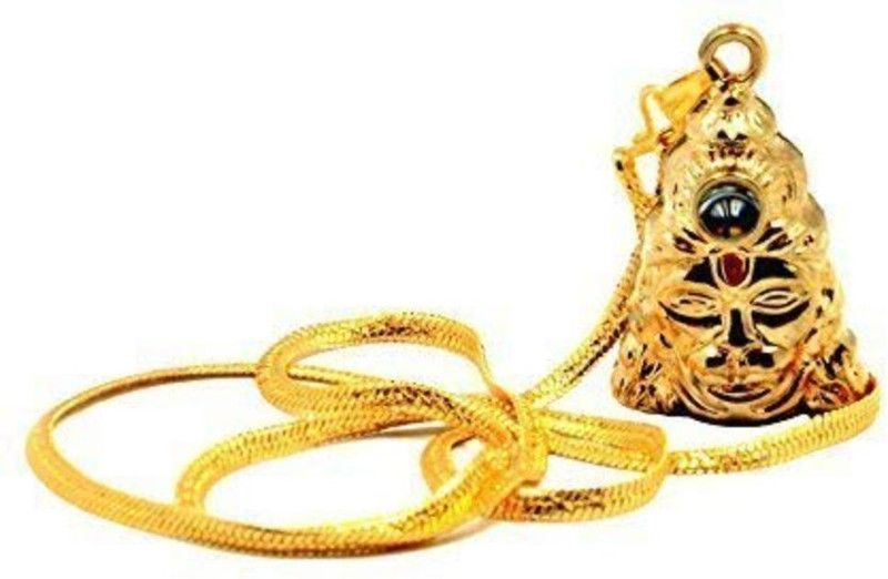 Shri Hanuman Kavach Hanuman Chalisa in Pendant Lens With Golden Chain Alloy Pendant