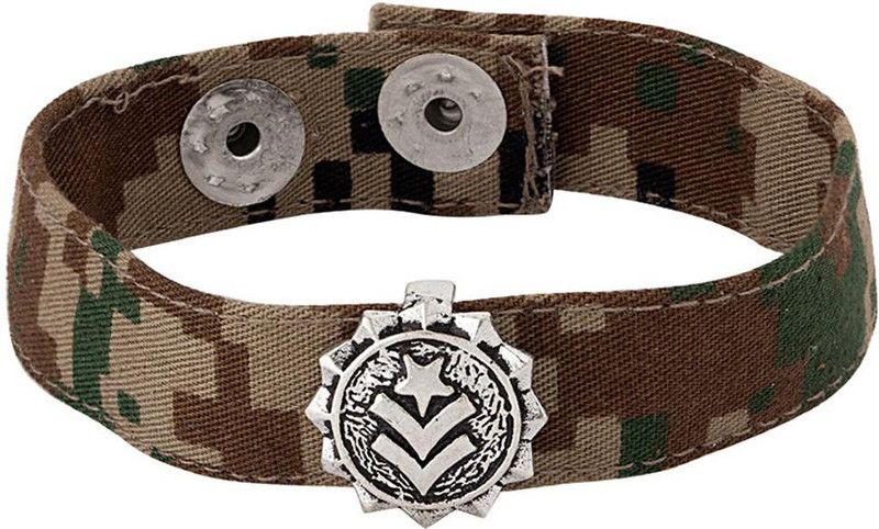 Fabric Silver Bracelet