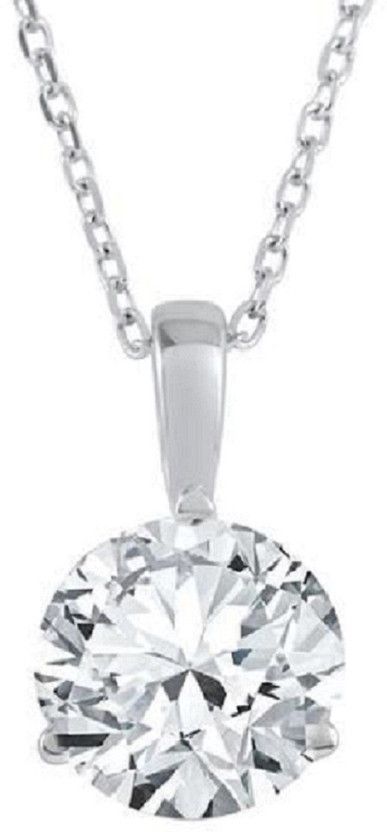 Diamond Pandant With Natural Diamond SIngle Stone pandant Diamond Stone Pendant
