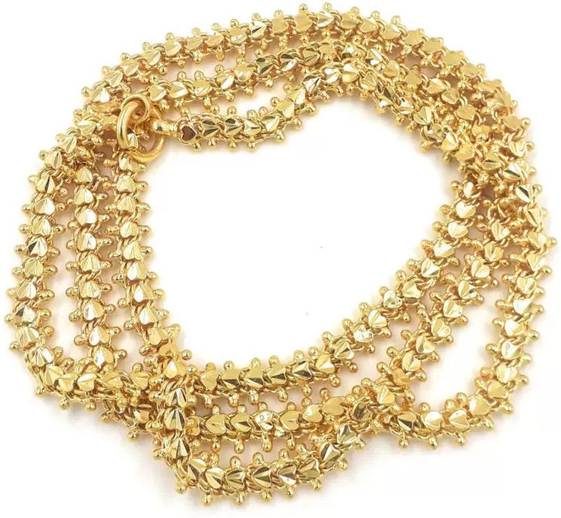 Chain for women and chain for girls Gold-plated Plated Brass Chain