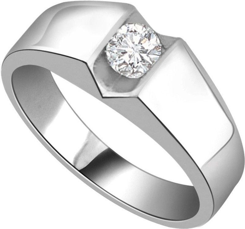 Magical Moods Sterling Silver Diamond Rhodium Plated Ring