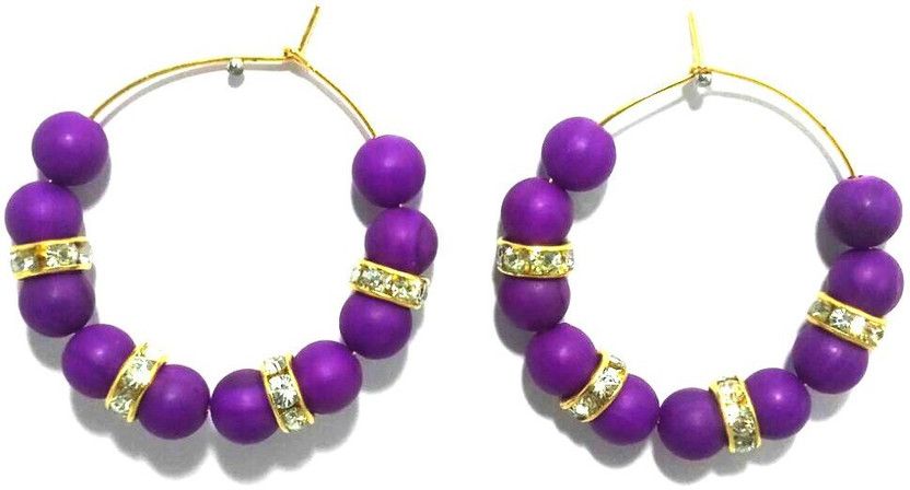 Fancy Alloy Women's Earring Alloy Hoop Earring