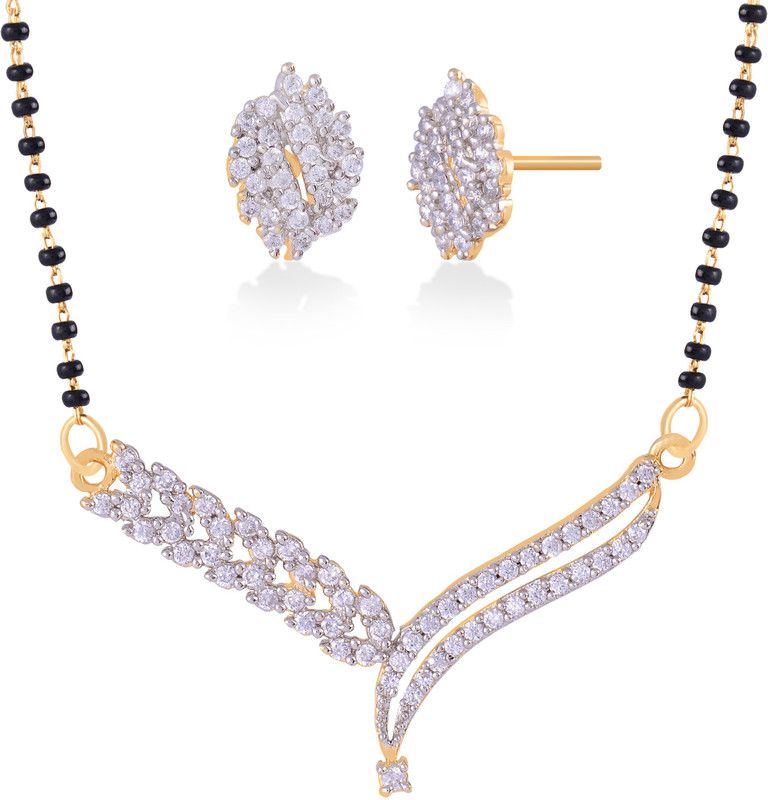 Brass Platinum Jewel Set  (Pack of 1)