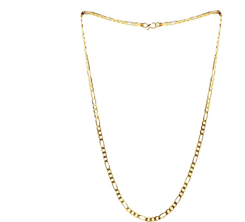 JIPPA Stylish Golden CHAIN-ain Fashionable Round Fisher Gold Plated CHAIN-ain Brass CHAIN-ain Gold-plated Plated Brass CHAIN-ain-10021 Gold-plated Plated Metal Chain