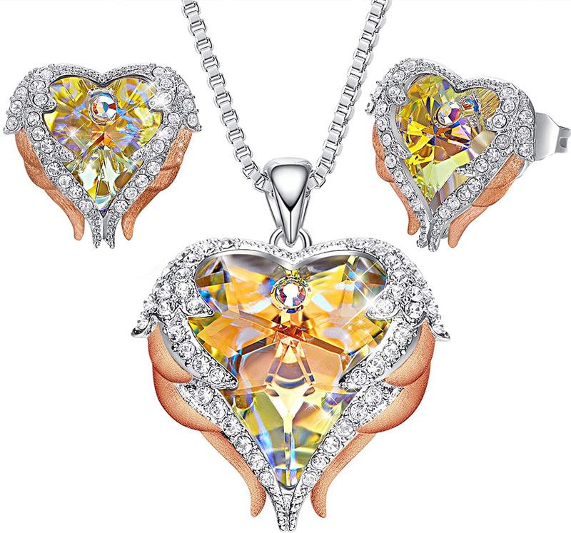 Alloy Sterling Silver Silver, Yellow, Gold Jewel Set  (Pack of 1)