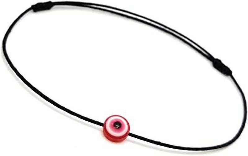 SABRAKAR SABRAKAR BLACK THREAD EVIL EYE ANKLET Fabric Anklet