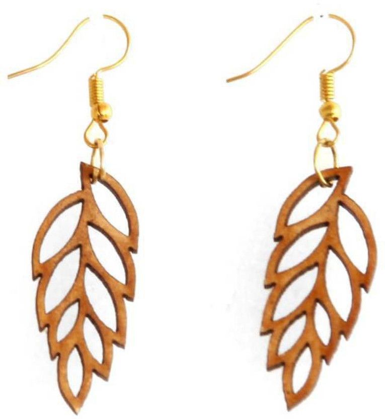 STYLISH DANGLERS Wood Drops & Danglers
