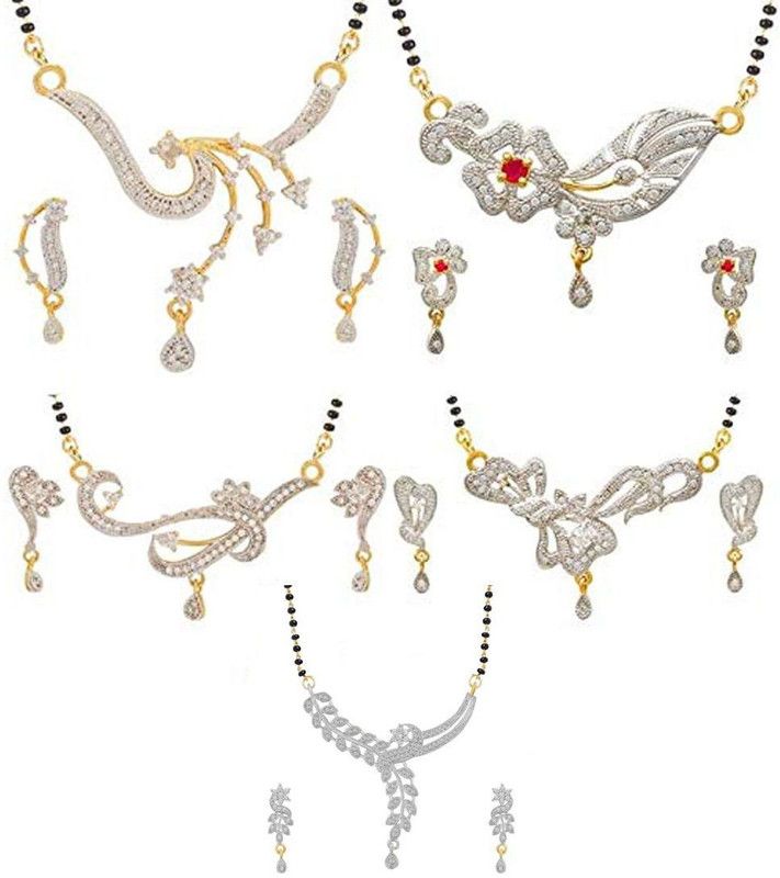Copper Jewel Set  (Gold, White, Black)