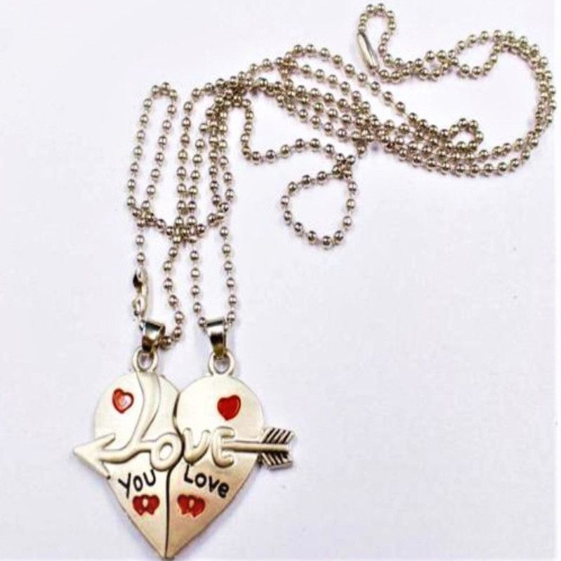 Heart001 Stainless Steel Locket Set
