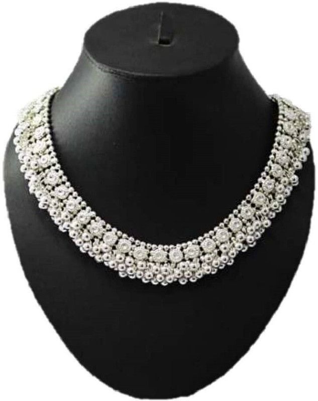 Trendy Silver NECKLACE Lac, Plastic, Alloy Necklace