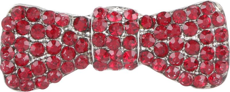 Tripin Bow Brooch  (Maroon)
