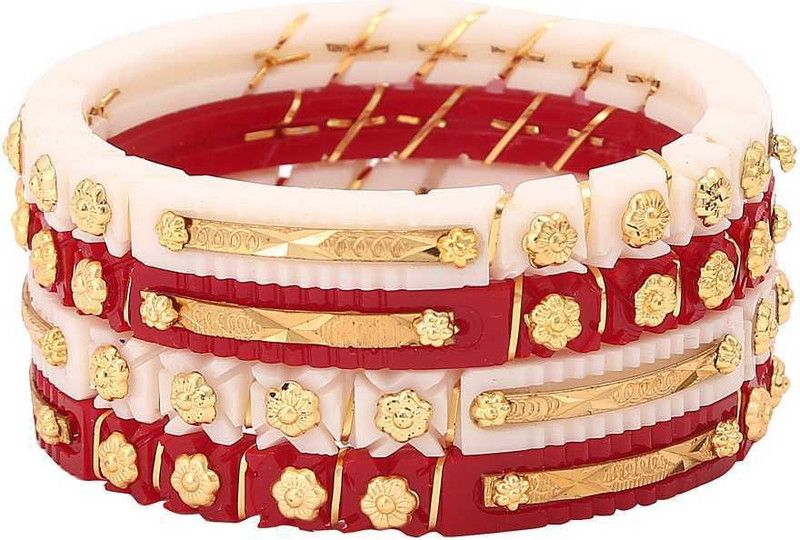 Alloy Gold-plated Shakha Pola  (Pack of 4)