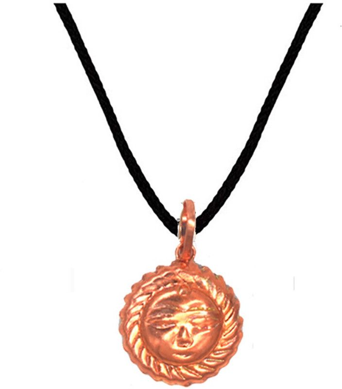 Nazar Suraksha Sun Shape Copper Surya Locket Pendant For Kids,Men and Women Metal Pendant