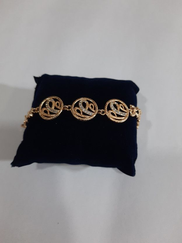 Brass Crystal Bracelet