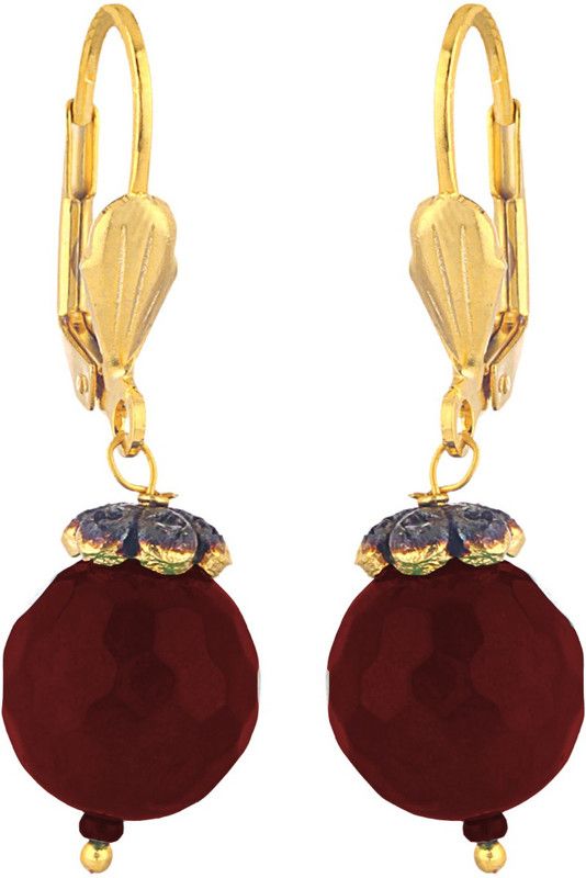 Stylish Onyx Brass Clip-on Earring