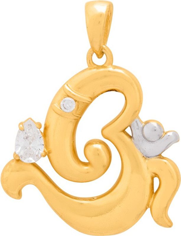 Spiritual Saga "OM" Pendant Gold-plated Brass Pendant