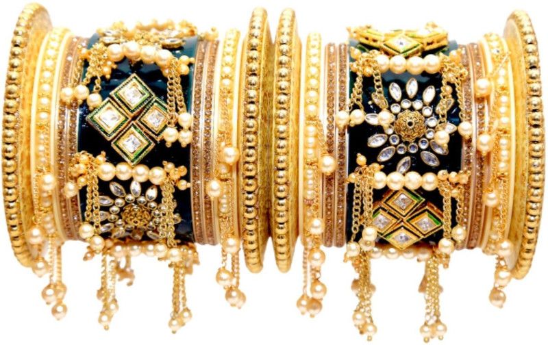 Mother of Pearl Cubic Zirconia Gold-plated Chudas