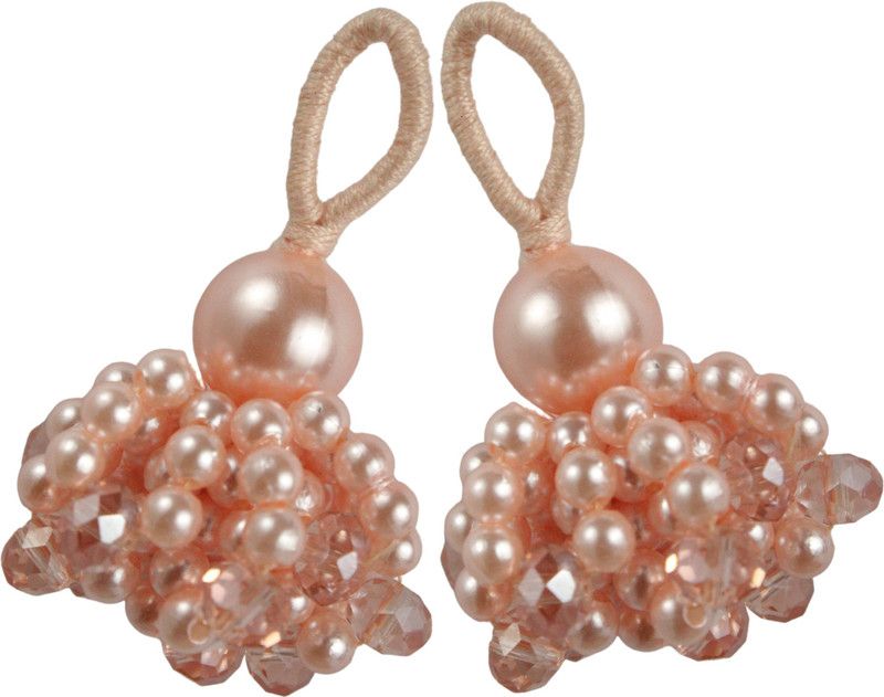 Fashionhaat Bombay Rose Gold Moti Latkan For kurti gown saree Dupata lehnga(5 Pair) Brooch  (Copper)
