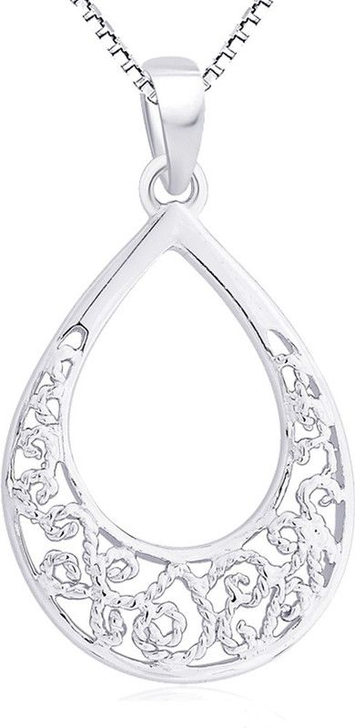 Ilona Rhodium Sterling Silver Pendant