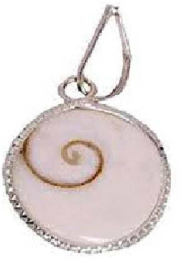 Ceylonmine gomati chakra pendant natural & original gemstone pendant Silver Stone