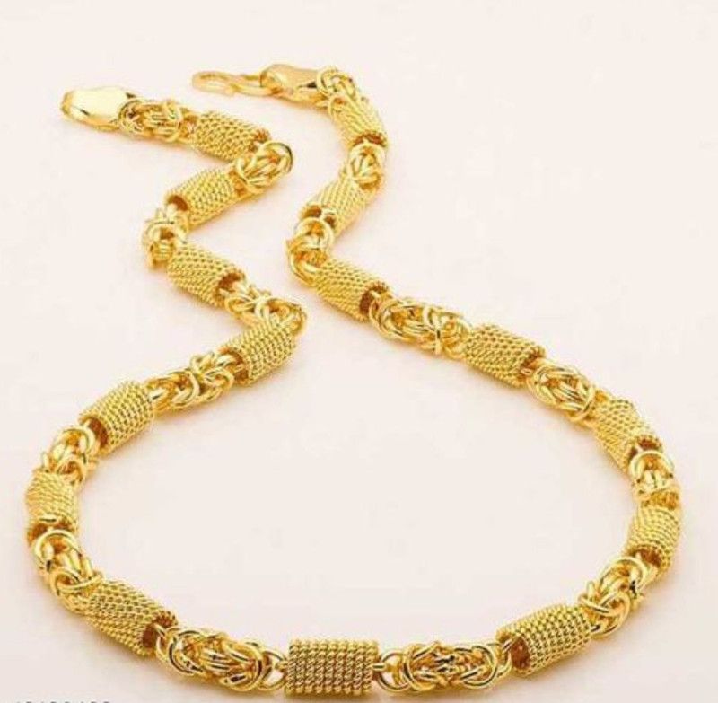 TRENDY MEN'S CHAIN Gold-plated Plated Alloy Chain