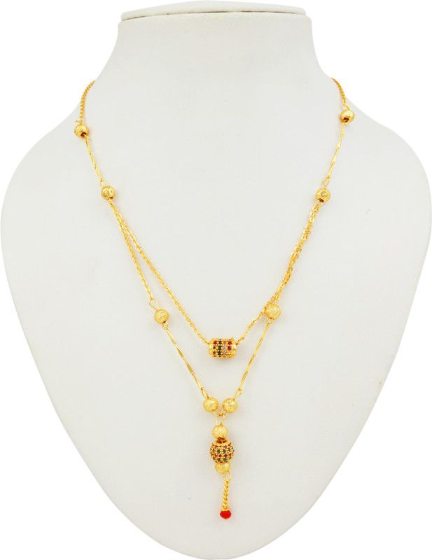 Gold Plated Designe Gold-plated Plated Alloy Necklace