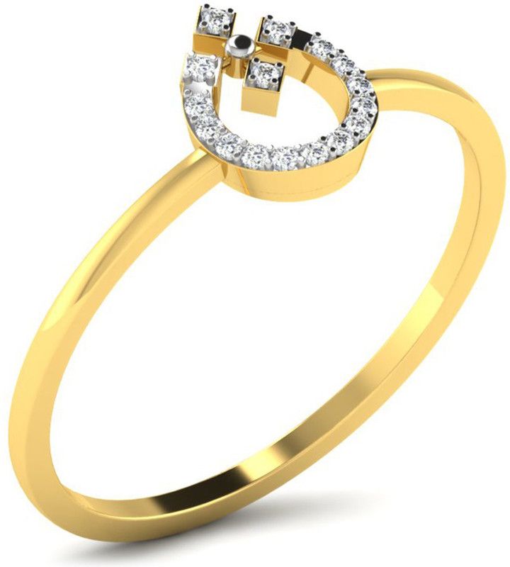 The Winfreda American Diamond Studded 92.5 BIS Hallmarked Silver Ring
