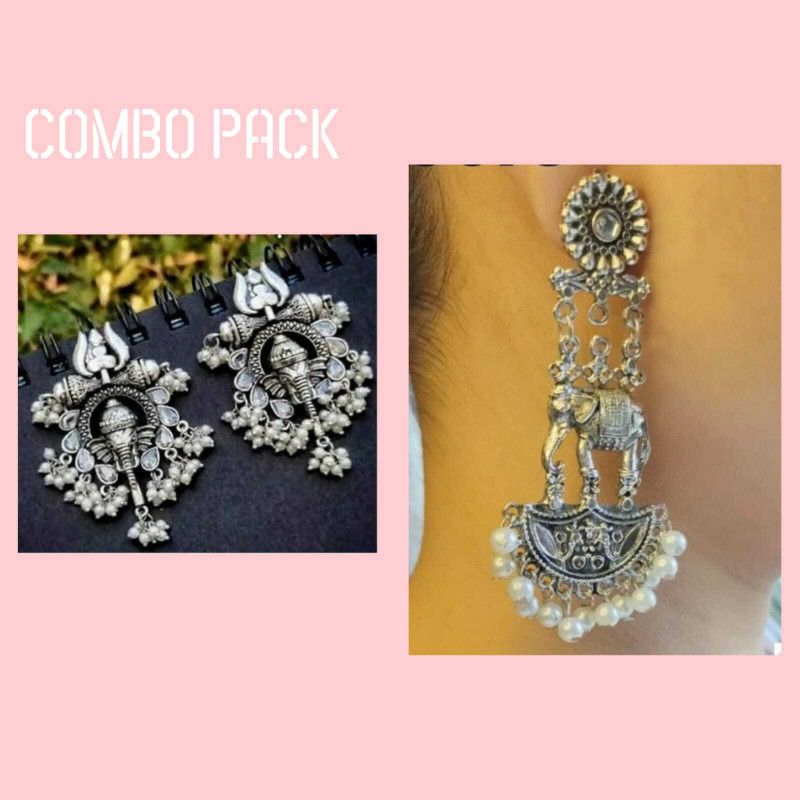 GANESHA COMBO Alloy Clip-on Earring