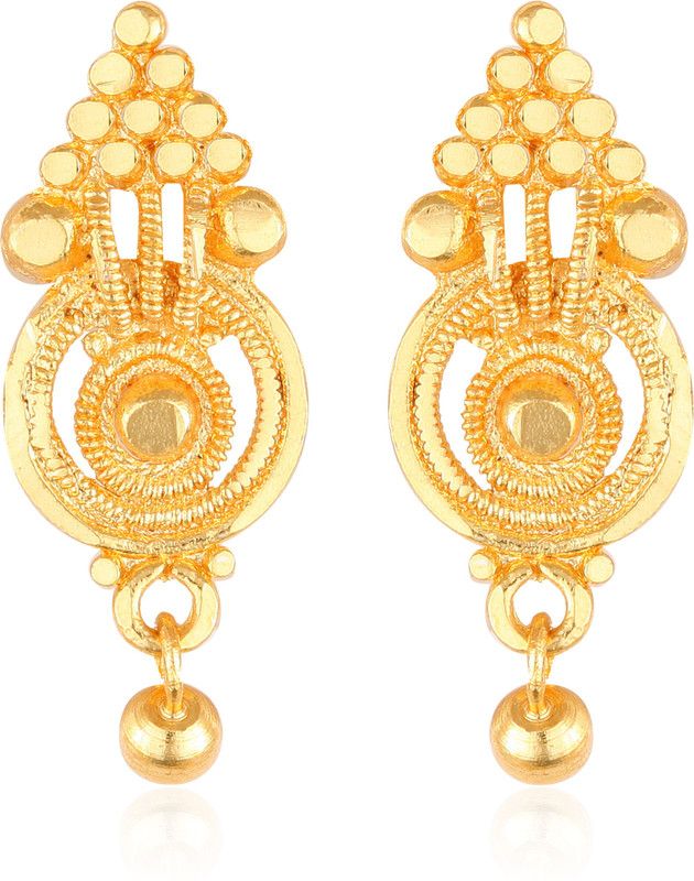 Beautiful Screw back alloy Studs Earring for Women & Girls Brass Stud Earring, Drops & Danglers