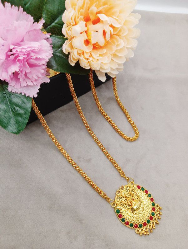 Gold Plated Letest & Designer Mangalsutra For Women_100745 Alloy Mangalsutra