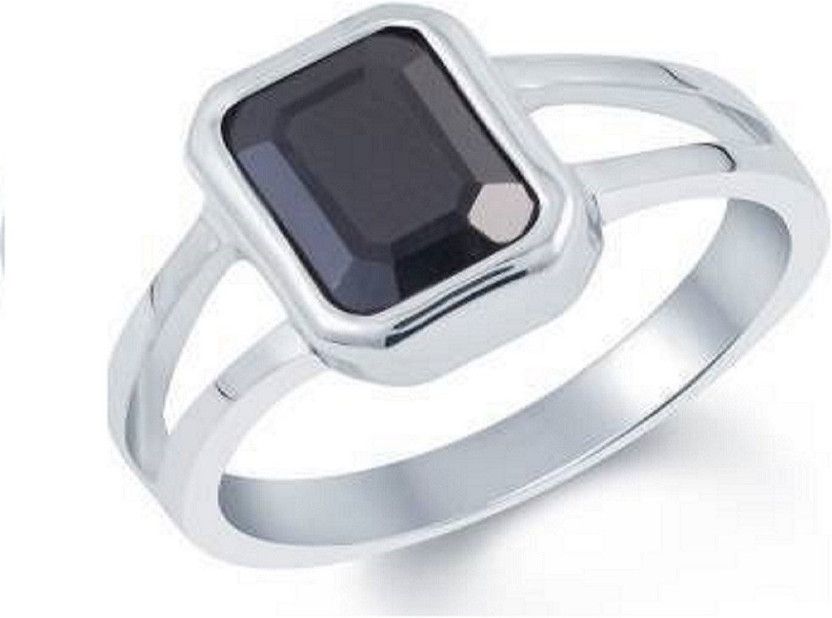 Blue Sapphire ring With N Atural Blue Sapphire stones Stone Sapphire Silver Plated Ring