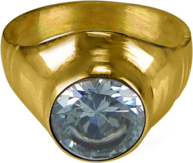 2.25 Ratti 5 Dhaatu Alloy, Sterling Silver, Metal Zircon Ring