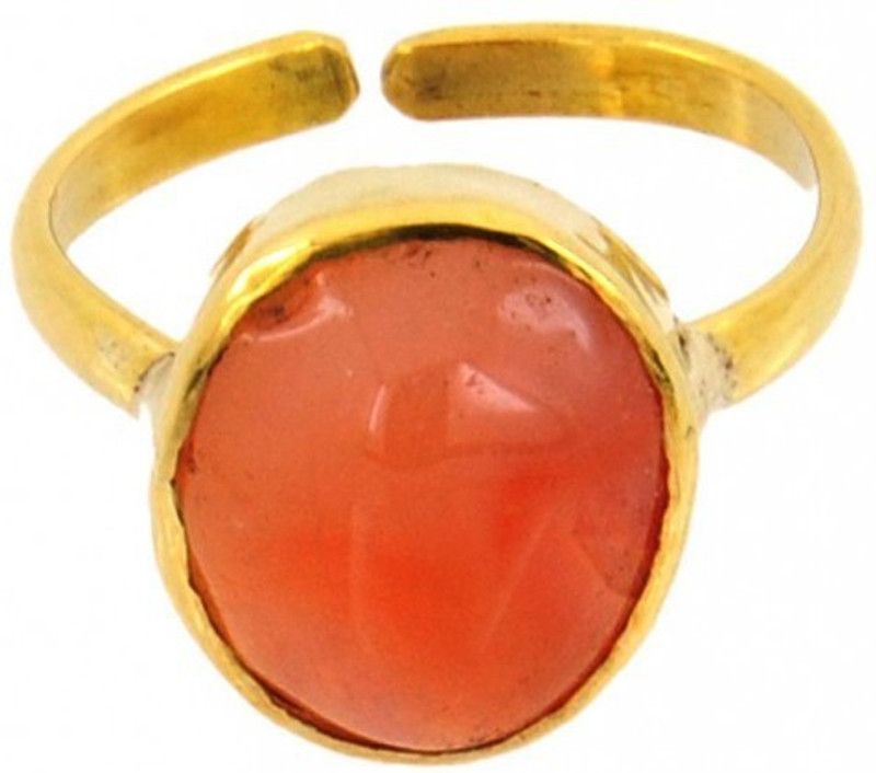 6.25 Ratti Stone Agate Copper Plated Ring