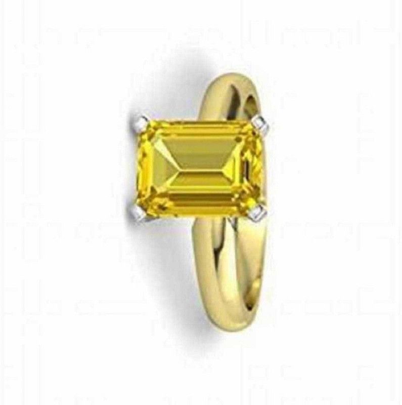 Copper Sapphire Gold Plated Ring
