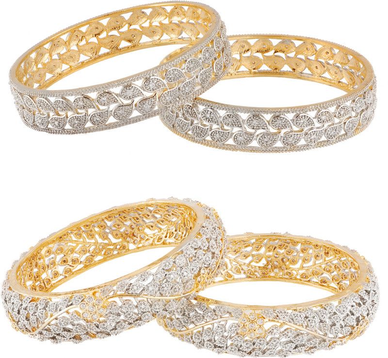 Brass Brass Gold, Silver Jewel Set  (Pack of 2)