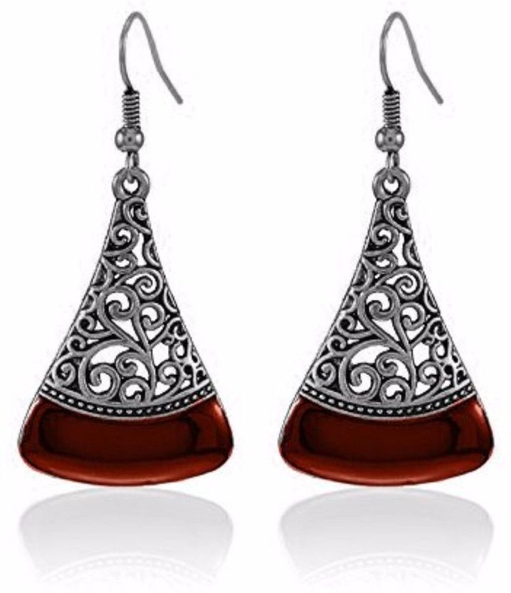 Oxidised Silver Alloy Drops & Danglers
