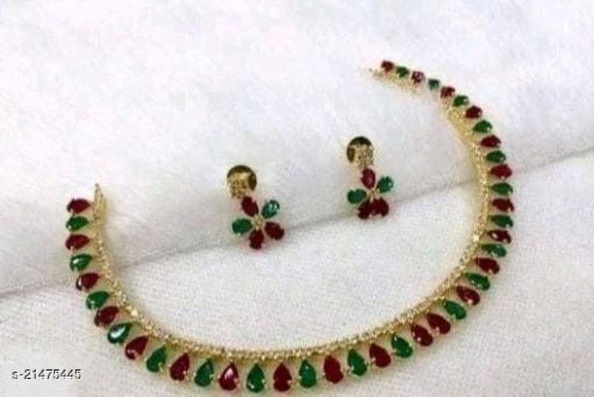 Copper Multicolor, Gold Jewel Set  (Pack of 1)