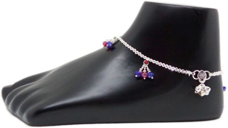 Exclusive Special Anklet Set For Girls Women 013 Alloy, Brass, Bronze, Copper, Metal, Sterling Silver Anklet  (Pack of 2)
