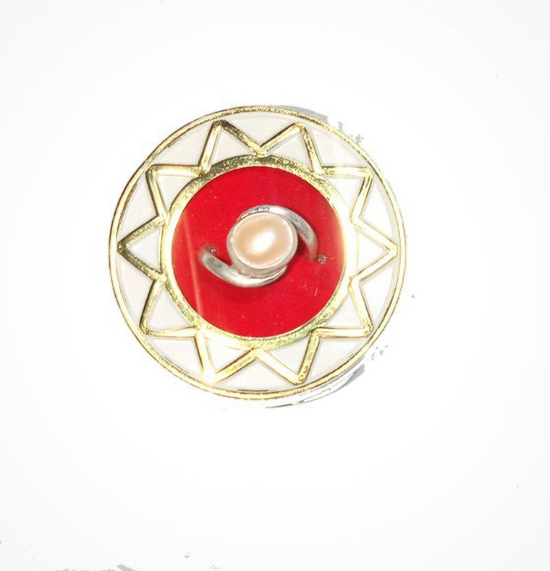 Silver Pearl 958 Silver Plated Ring