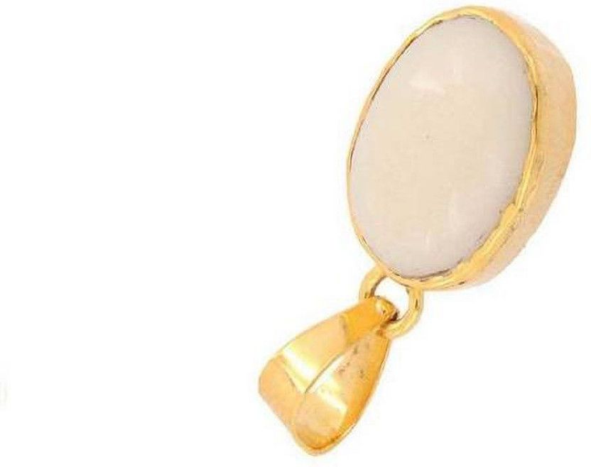Opal gemstone pendant for astrological benefits Opal Brass Pendant