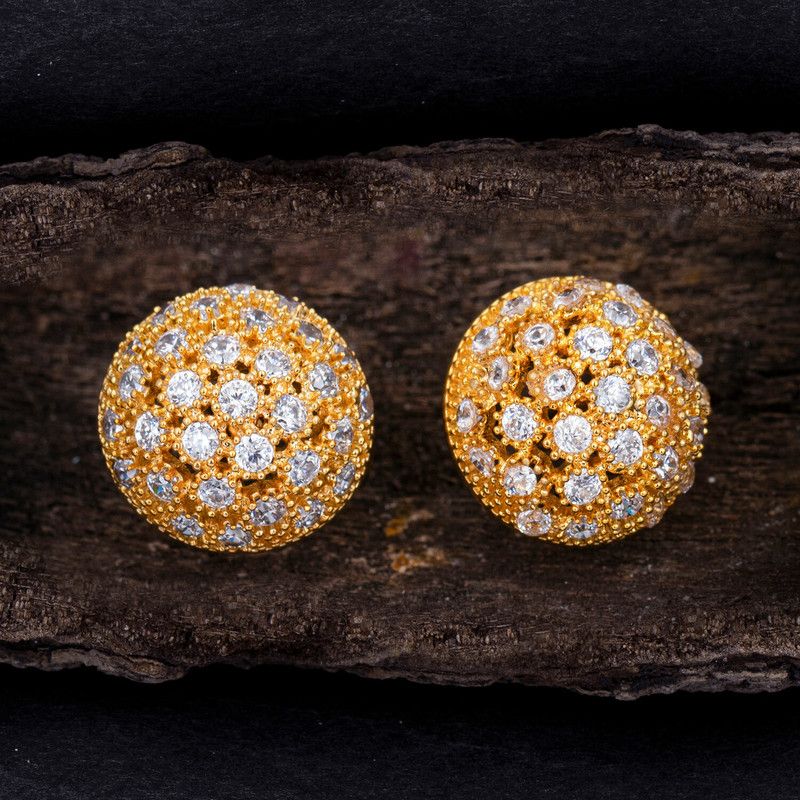 Sukkhi Elegent Circular Gold Plated Stud Earring For Women Alloy Earring Set