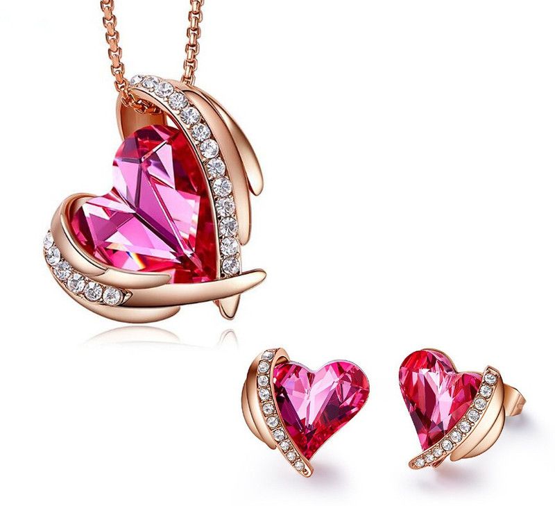 Copper Jewel Set  (Pink, Rose Gold)