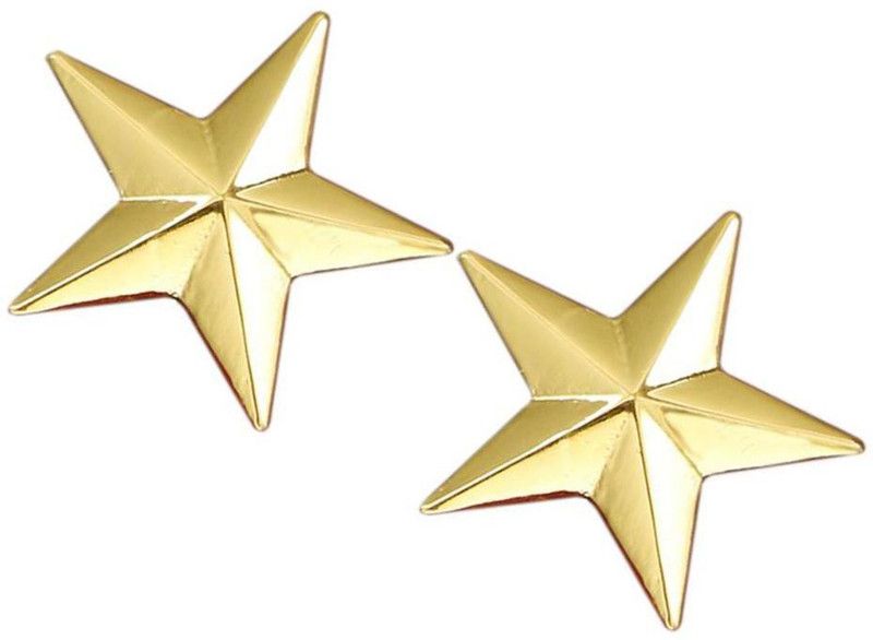 Calandis Star Brooch Pins Badge Suit Cloth Clip Shirt Lapel Pin Collor Pin Gold Brooch  (Gold)