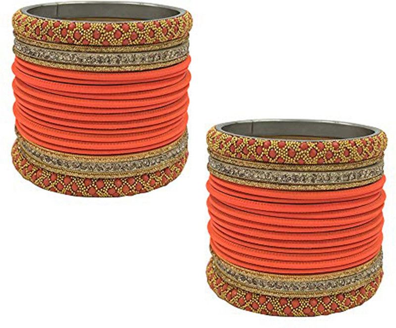 Alloy Crystal Bangle  (Pack of 2)