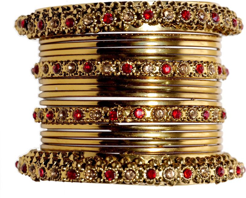 Metal Bangle Set  (Pack of 32)