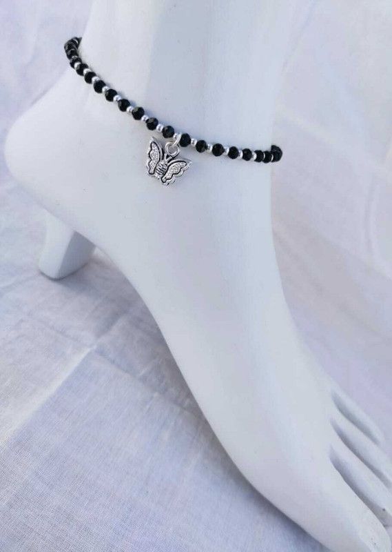 Anklet Zigzag Second Butterfly Crystal Anklet