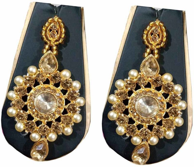 Mother of Pearl, Alloy Gold-plated, Gold-plated Gold, Gold Jewel Set  (Pack of 1)