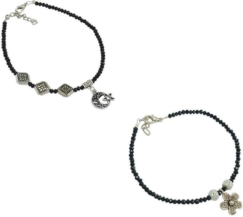 HIGH TRENDZ Alloy Anklet  (Pack of 2)