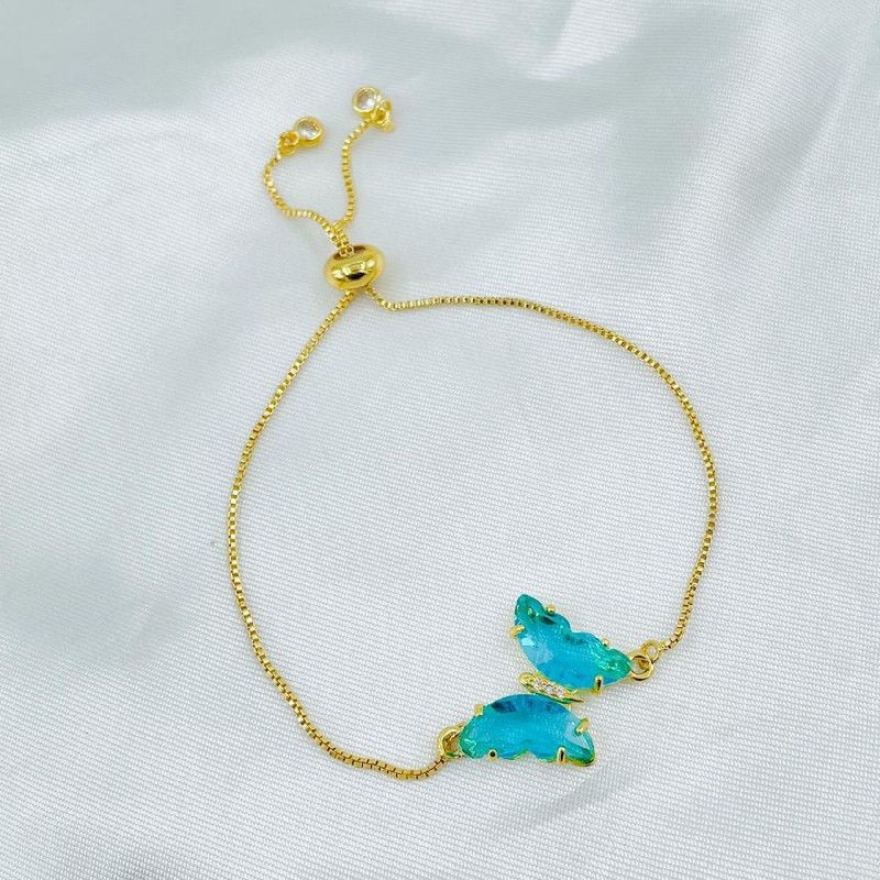 Copper Crystal Gold-plated Bracelet